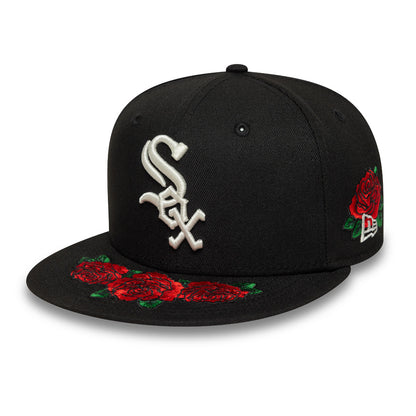 Gorra New Era 5950 MLB Cooperstown Floral White Sox