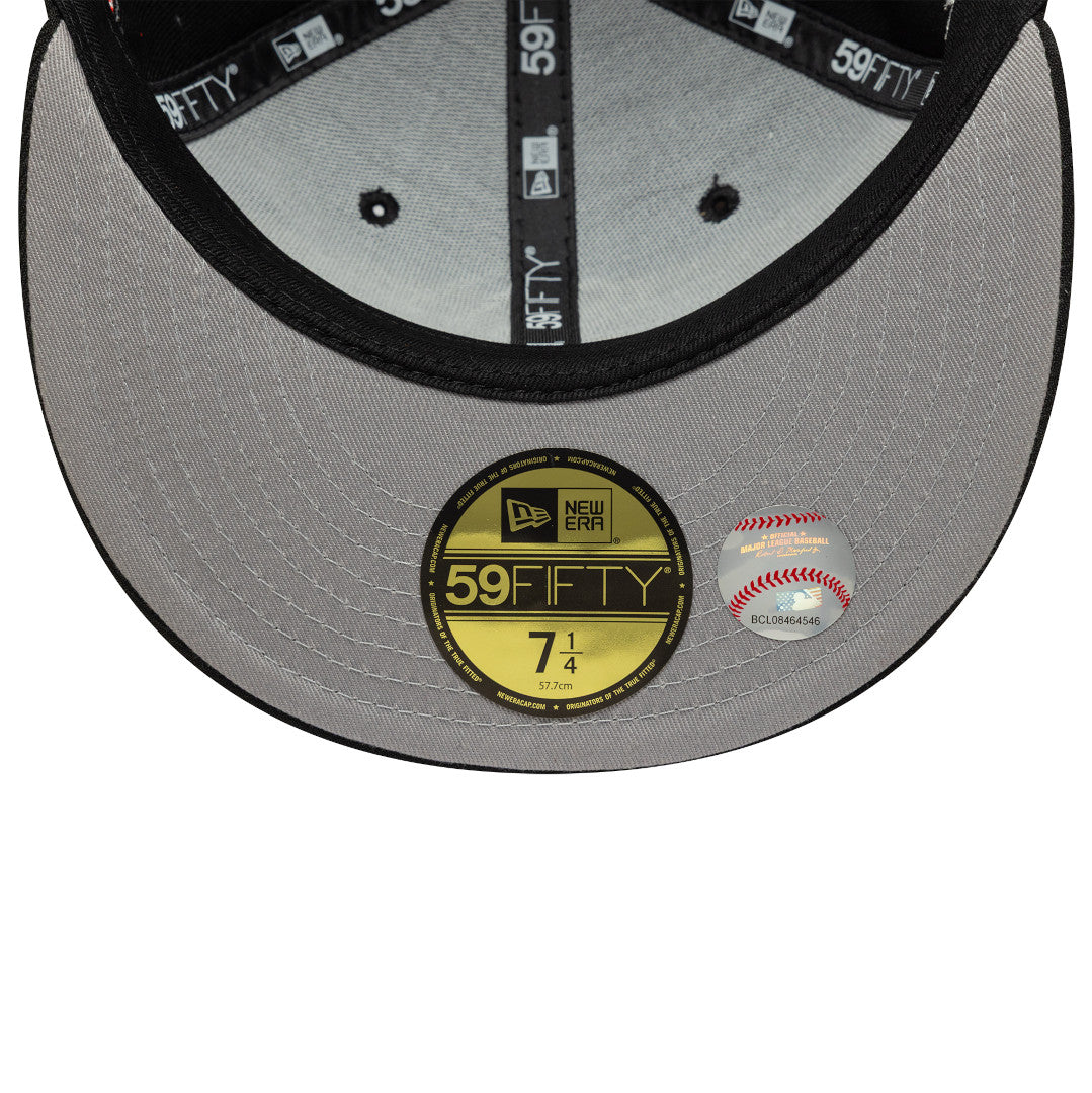 Gorra New Era 5950 MLB Cooperstown Floral White Sox