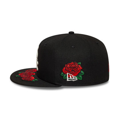 Gorra New Era 5950 MLB Cooperstown Floral White Sox