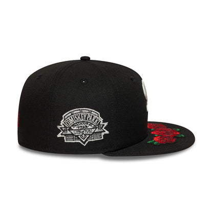 Gorra New Era 5950 MLB Cooperstown Floral White Sox