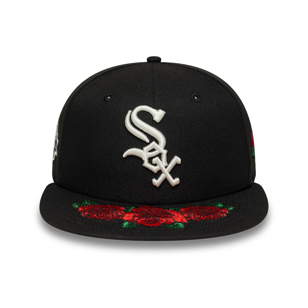 Gorra New Era 5950 MLB Cooperstown Floral White Sox