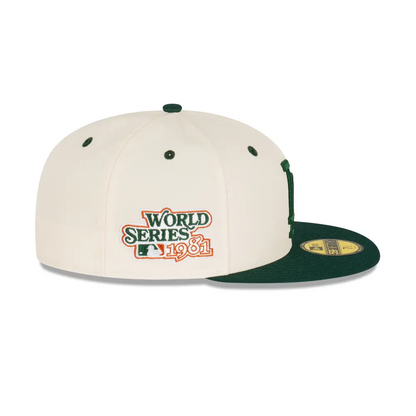 Gorra New Era 5950 MLB Rusty Chrome Dodgers