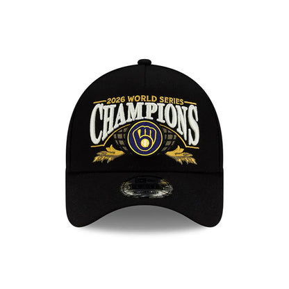 Gorra New Era 940 MLB World Series Champions 2026 Milwaukee Brewers