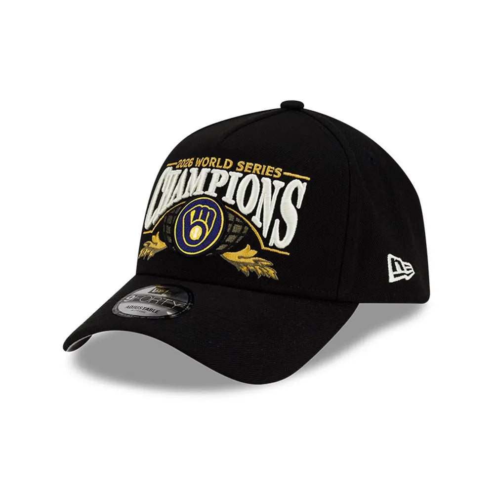 Gorra New Era 940 MLB World Series Champions 2026 Milwaukee Brewers