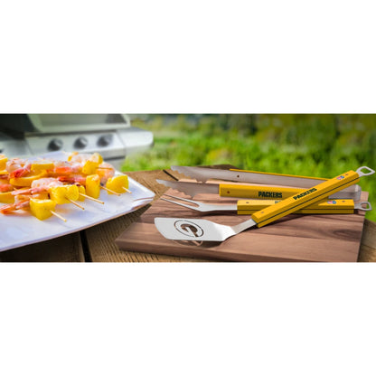 Set NFL 3 Pzas BBQ Spirit Series Packers