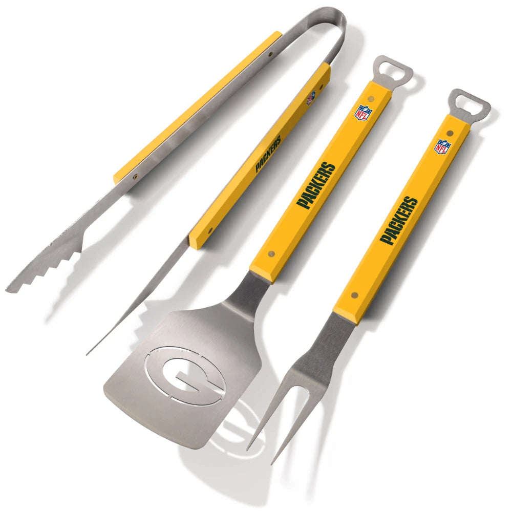 Set NFL 3 Pzas BBQ Spirit Series Packers