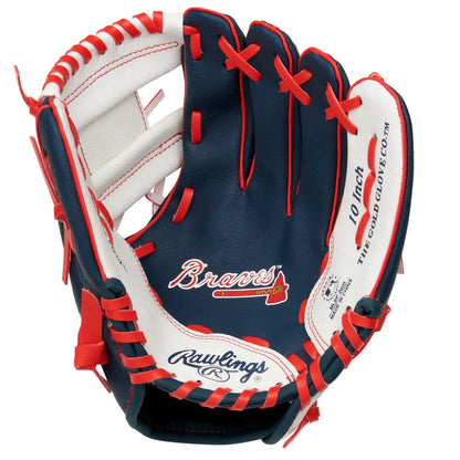 Guante Rawlings MLB 10" Team Logo Braves