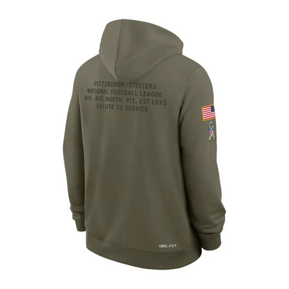 Hoodie Nike NFL Salute To Service 2025 Steelers