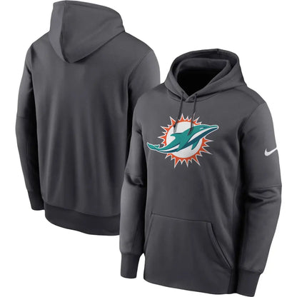 Hoodie Nike Nfl Prime Logo Therma Pullover Dolphins