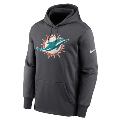 Hoodie Nike Nfl Prime Logo Therma Pullover Dolphins
