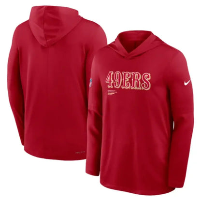 Hoodie Nike NFL Sideline Lighweight 49Ers