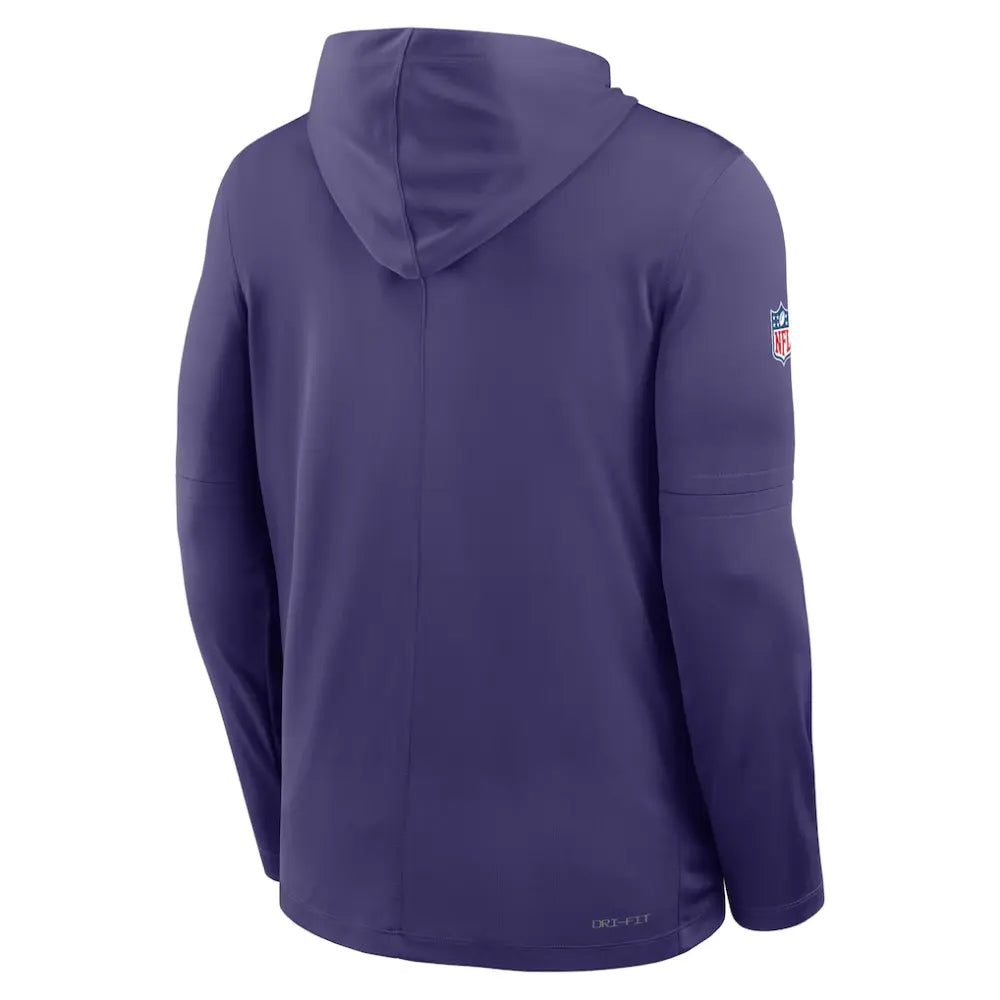Hoodie Nike NFL Sideline Lighweight Ravens