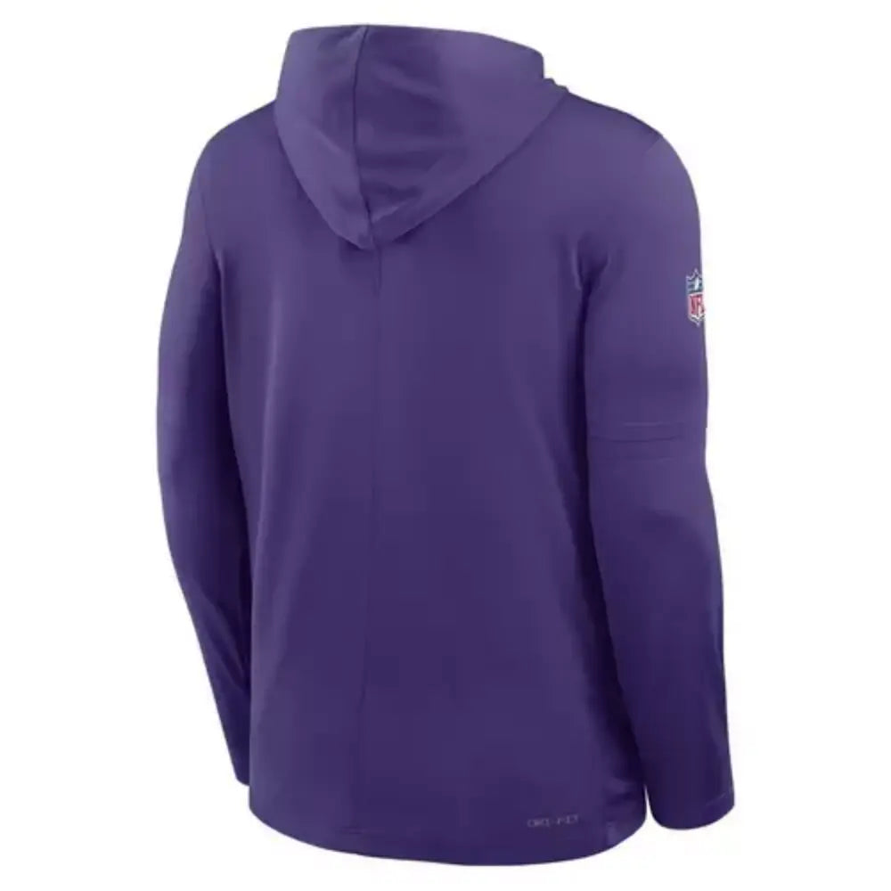 Hoodie Nike NFL Sideline Lighweight Vikings