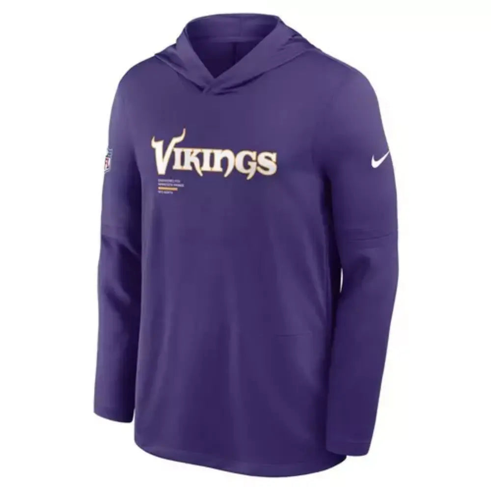 Hoodie Nike NFL Sideline Lighweight Vikings