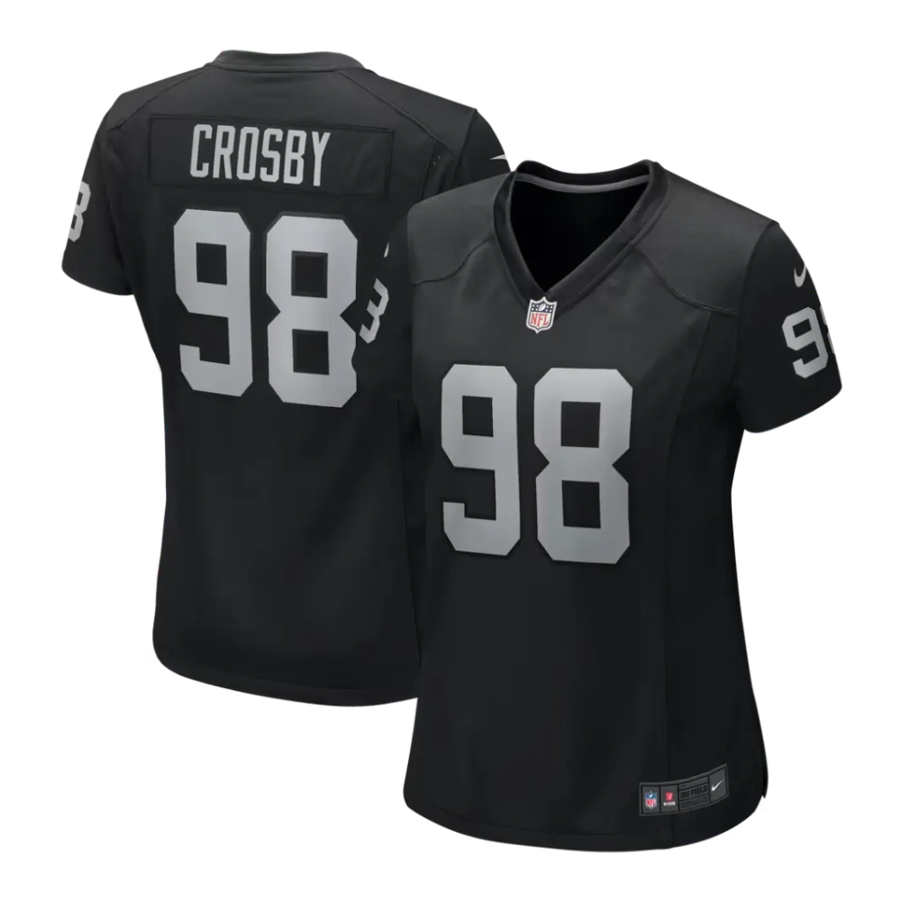Jersey Dama Nike NFL Game Home Maxx Crosby #98 Raiders