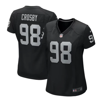 Jersey Dama Nike NFL Game Home Maxx Crosby #98 Raiders