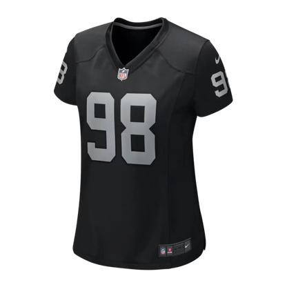 Jersey Dama Nike NFL Game Home Maxx Crosby #98 Raiders