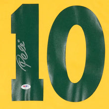 Jersey Autografiada de la Selección de Brasil Por Pelé