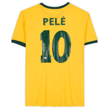 Jersey Autografiada de la Selección de Brasil Por Pelé