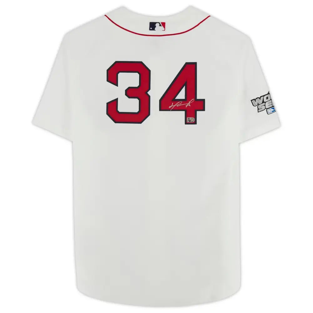 Jersey Mitchell & Ness MLB Autografiado por David Ortiz #34