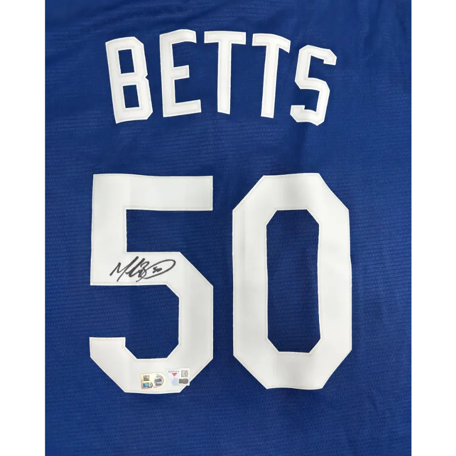 Jersey Nike MLB Autografiado por Mookie Betts #99 City Connect Dodgers
