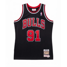 Jersey Mitchell & Ness NBA Autografiado por Dennis Rodman #91 1996-1997 Bulls