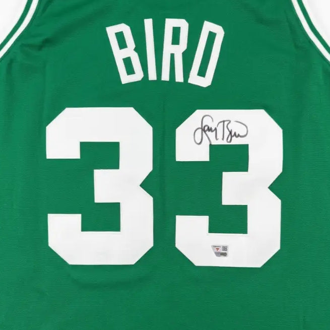 Jersey NBA Autografiado por Larry Bird #33 Celtics