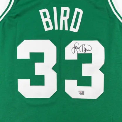 Jersey NBA Autografiado por Larry Bird #33 Celtics