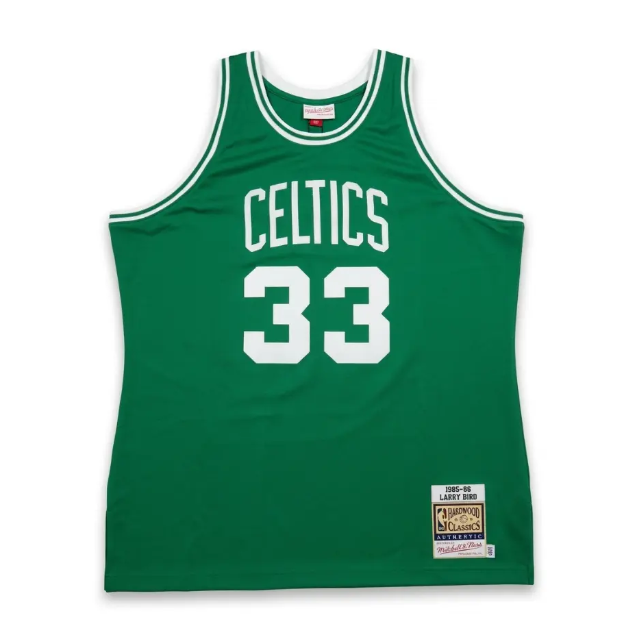 Jersey NBA Autografiado por Larry Bird #33 Celtics