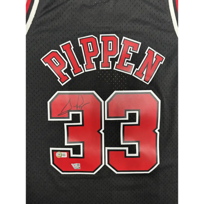 Jersey Mitchell & Ness NBA Autografiado por Scottie Pipen #33 1997-1998