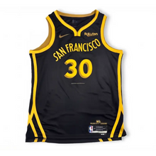 Jersey NBA Autografiado por Stephen Curry #30 Warriors