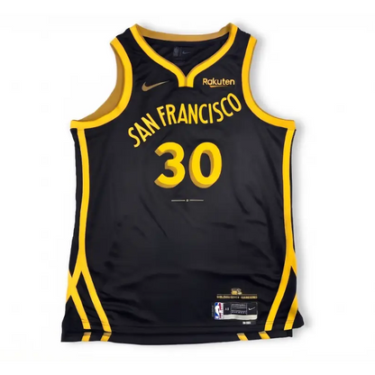 Jersey NBA Autografiado por Stephen Curry #30 Warriors