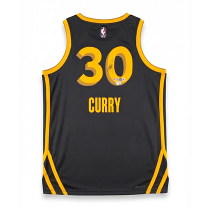 Jersey NBA Autografiado por Stephen Curry #30 Warriors