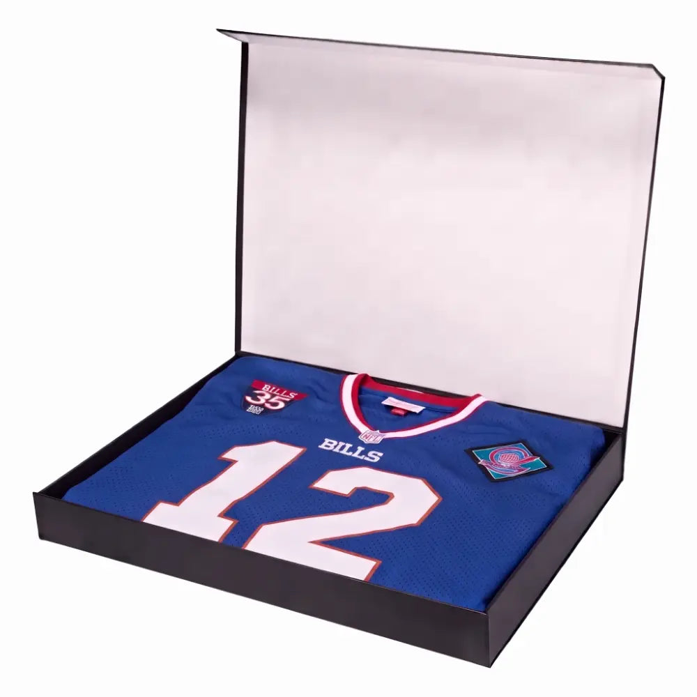 Jersey Mitchell & Ness NFL Autografiado por Jim Kelly #12 Bills
