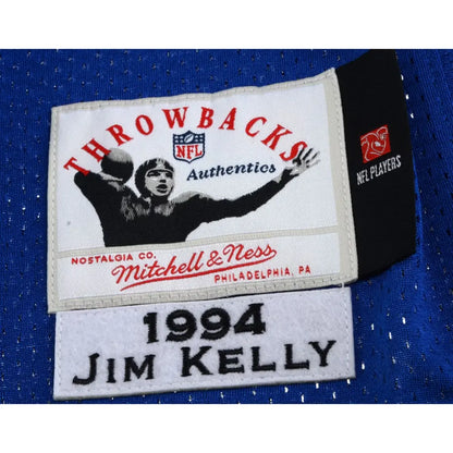 Jersey Mitchell & Ness NFL Autografiado por Jim Kelly #12 Bills
