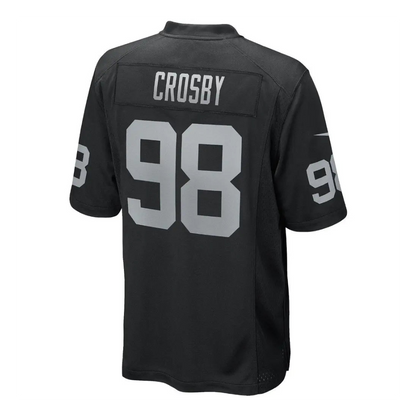 Jersey Nike Game Home Macc Crosby #98 Raiders
