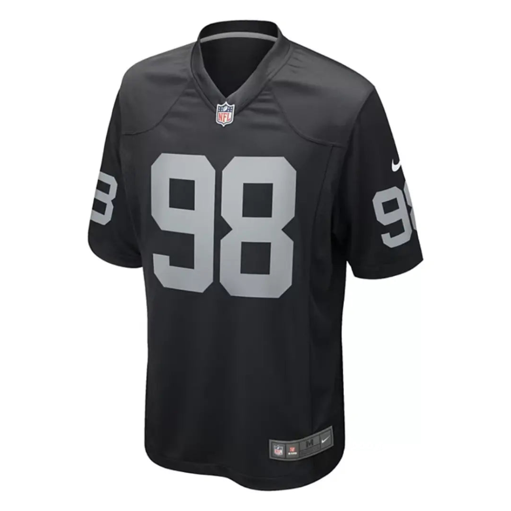 Jersey Nike Game Home Macc Crosby #98 Raiders