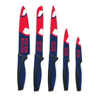 Juego Cuchillos MLB Set 5 Piezas Red Sox
