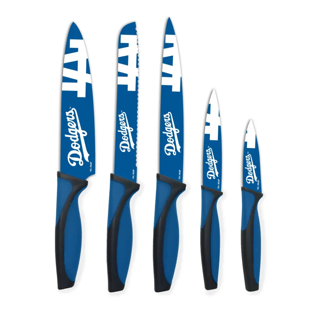 Juego Cuchillos MLB Set 5 Piezas Dodgers