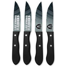 Juego Cuchillos NFL Set 4 Piezas Raiders