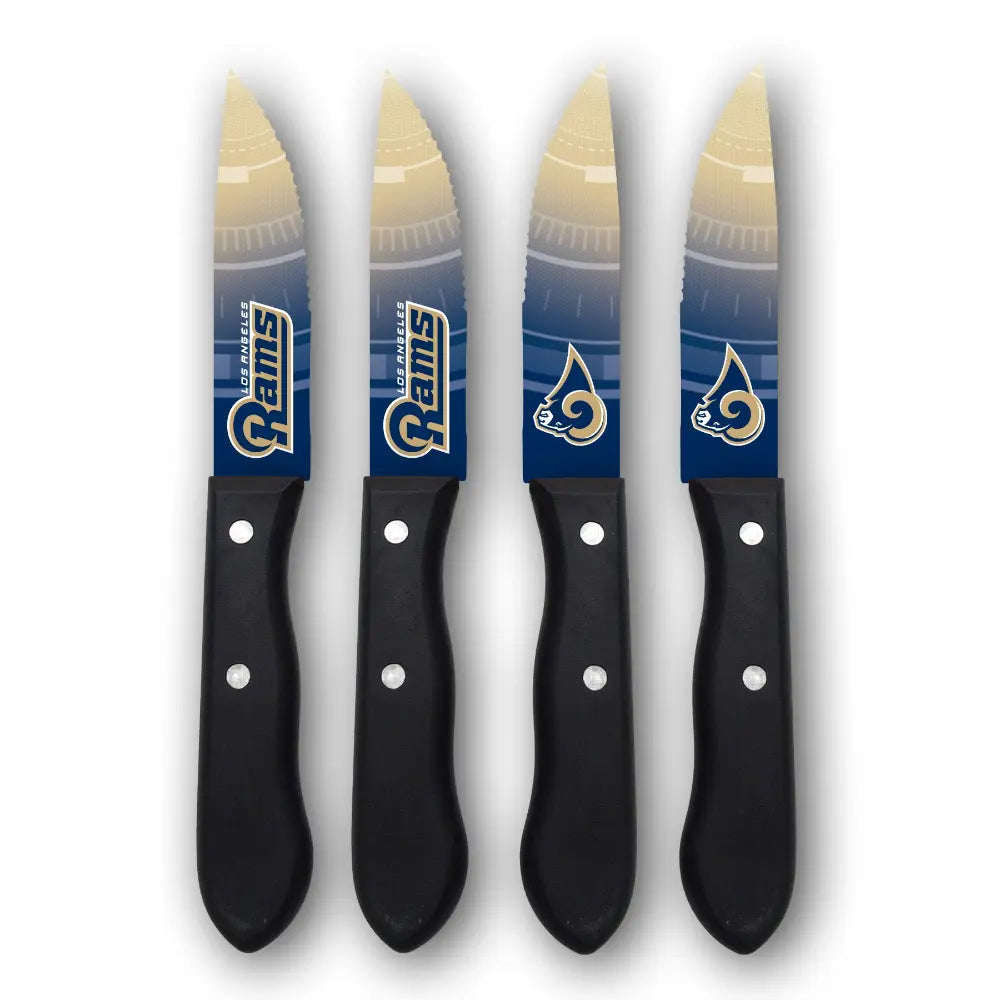 Juego Cuchillos NFL Set 4 Piezas Rams