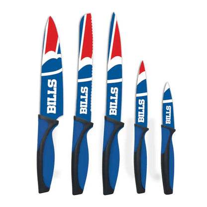 Juego Cuchillos NFL Set 5 Piezas Bills