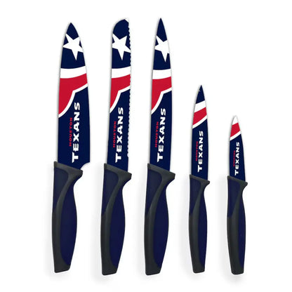 Juego Cuchillos NFL Set 5 Piezas Texans