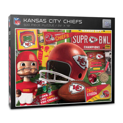 Rompecabezas YouTheFan NFL Retro Kansas City Chiefs