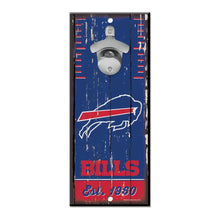Letrero Madera Con Destapador Wincraft NFL Bills