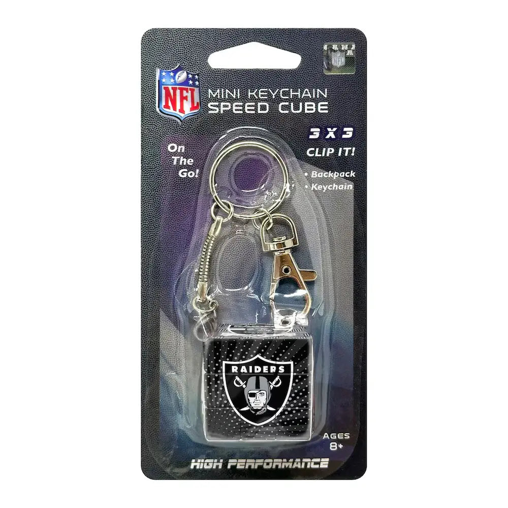 Llavero Party Animals NFL Mini Speed Cube Raiders
