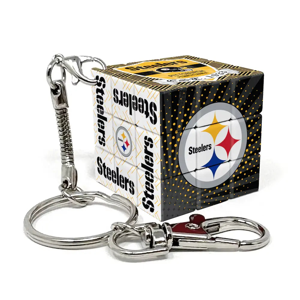 Llavero Party Animals NFL Mini Speed Cube Steelers