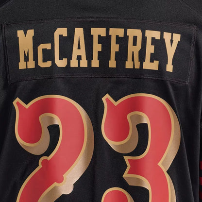 Jersey Nike NFL Game Rivalries 2025 Christian McCafrey #23 49ers