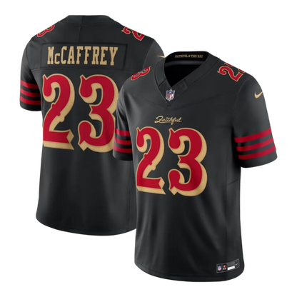 Jersey Nike NFL Limited Rivalries 2025 Christian Mccafrey #23 49ers
