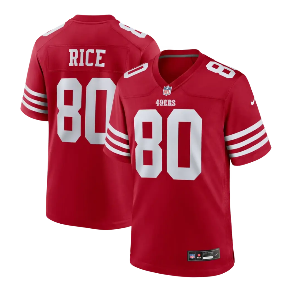 Jersey Nike Game Home 1988-1994 Leyenda Jerry Rice #80 49Ers